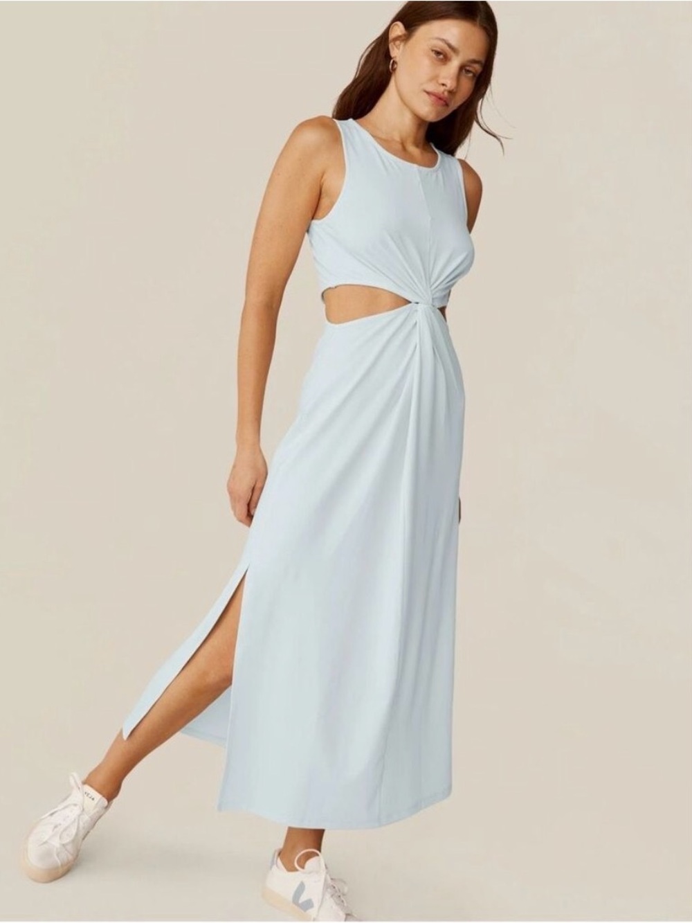 Maxi Around The World Front Twist Dress